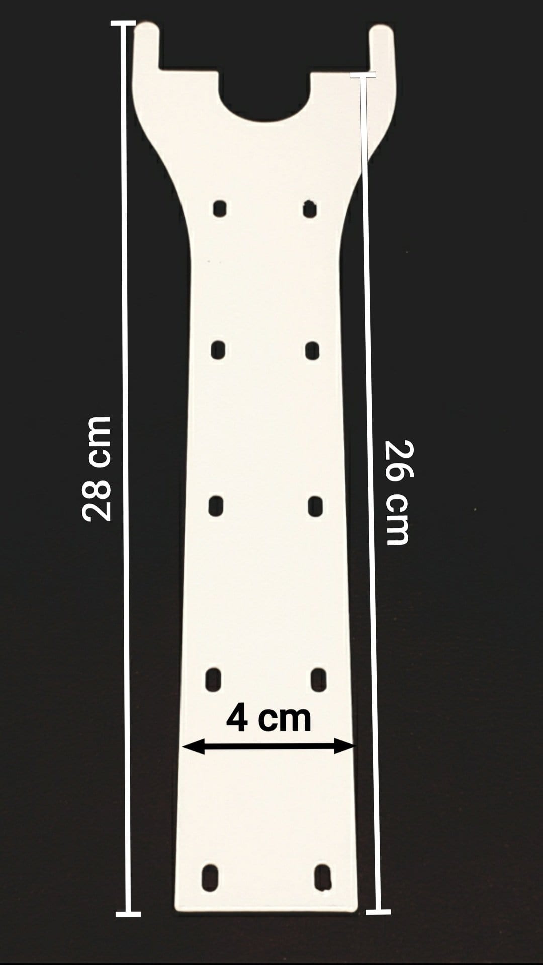 White Metal Stand \ Holder for LED Grow light for Succulents